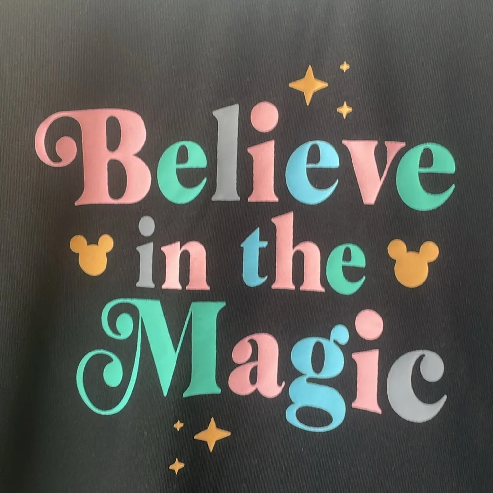 NWOT Disney-Inspired 'Believe in the Magic' Sweatshirt - Picture 3 of 10
